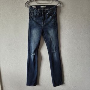 Vigoss Women's Dark Blue Skinny Jeans Ace Straight